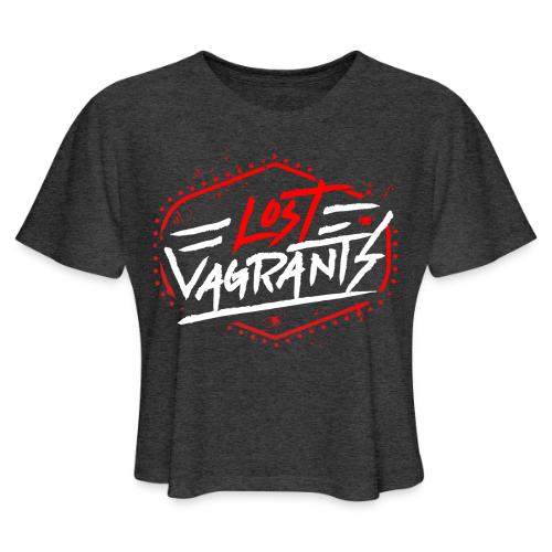 White Logo for Dark Colors - Women's Cropped T-Shirt