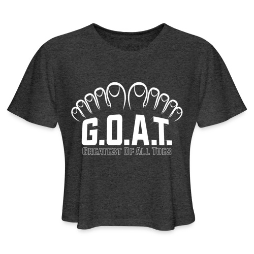 G.O.A.T. - Women's Cropped T-Shirt