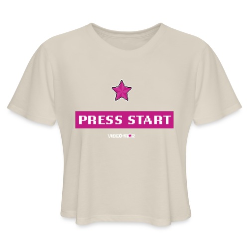 VS Press Start - Women's Cropped T-Shirt