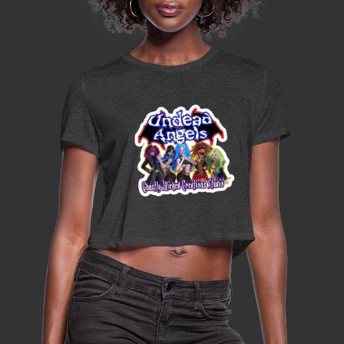 Undead Angels Band - Women's Cropped T-Shirt