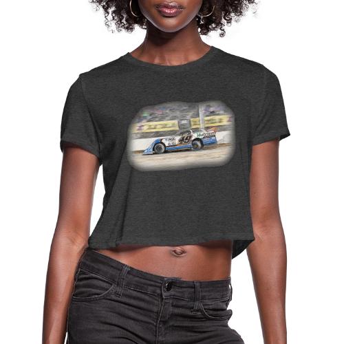 Johnathan Davenport's #49 B - Women's Cropped T-Shirt