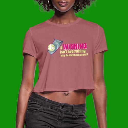 Winning Volleyball - Women's Cropped T-Shirt