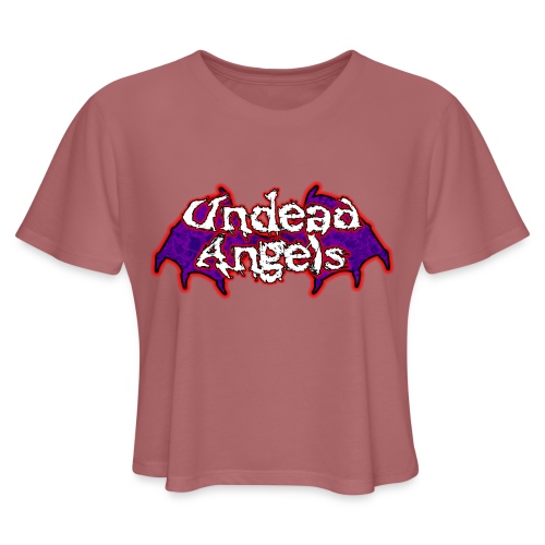 Undead Angels Logo - Women's Cropped T-Shirt