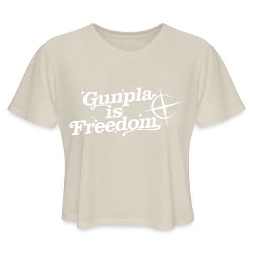 Freedom Men's T-shirt — Banshee Black - Women's Cropped T-Shirt