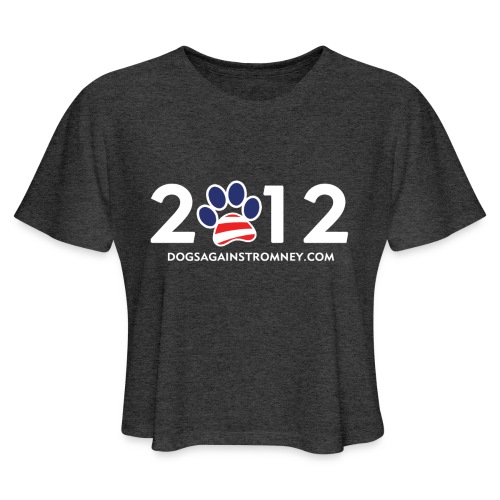 romney2012shirts300dpi - Women's Cropped T-Shirt