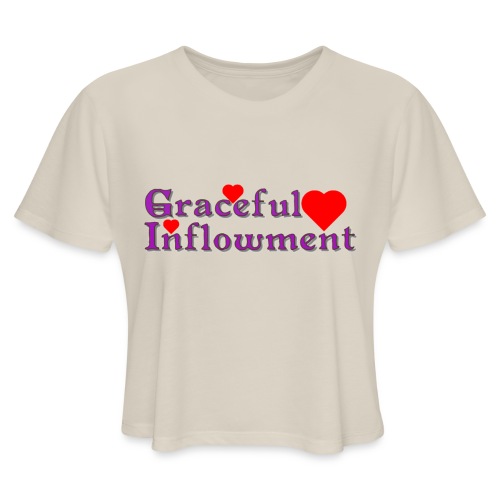 Graceful Inflowment - Women's Cropped T-Shirt