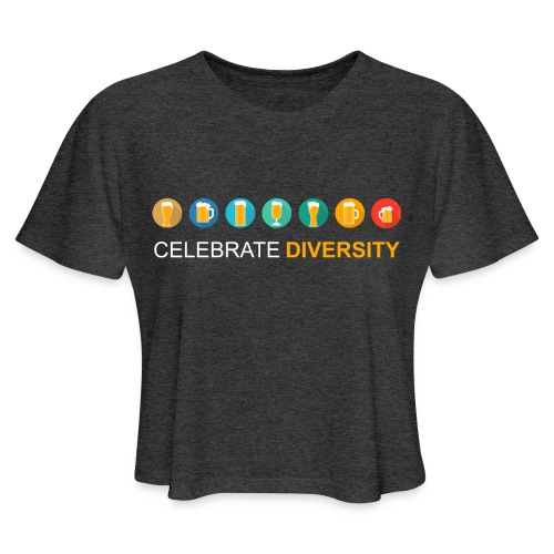 Celebrate Diversity - Women's Cropped T-Shirt