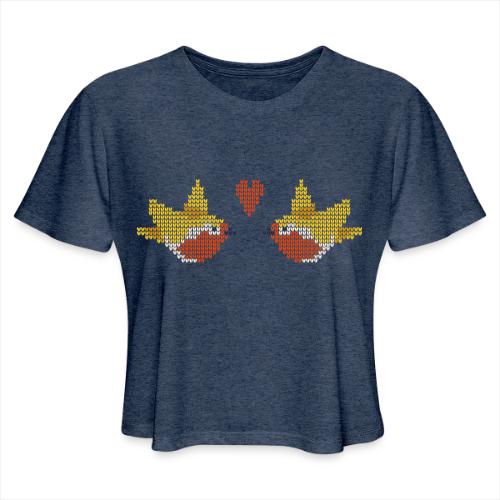 love birds - Women's Cropped T-Shirt