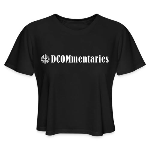 DCOMmentaries Logo - Women's Cropped T-Shirt