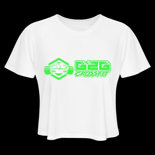 G2G Logo Side by Side Green - Women's Cropped T-Shirt