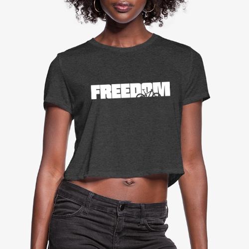 MTB Freedom - Women's Cropped T-Shirt