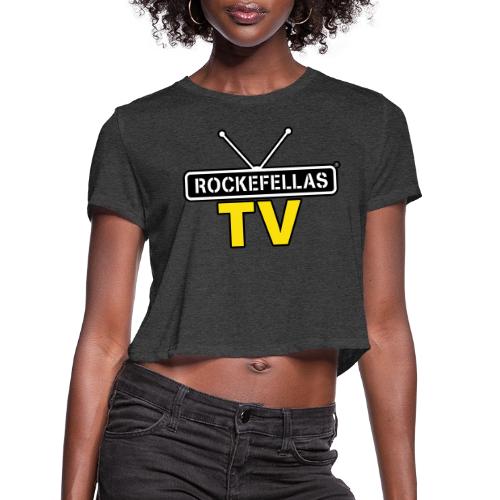 Rockefellas TV Outlined Logo Tee - Women's Cropped T-Shirt