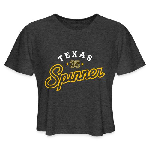 Texas Spinner - Women's Cropped T-Shirt