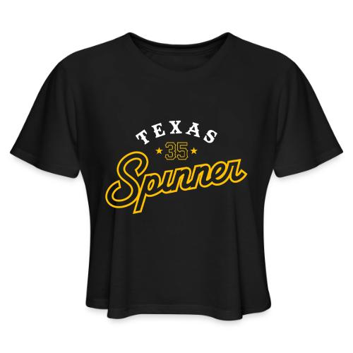 Texas Spinner - Women's Cropped T-Shirt