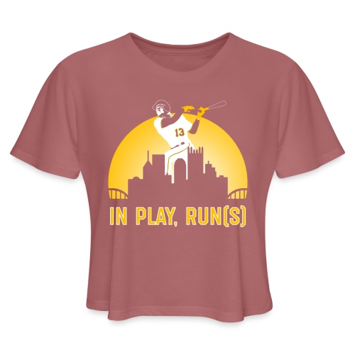 In Play, Run(s) - Women's Cropped T-Shirt