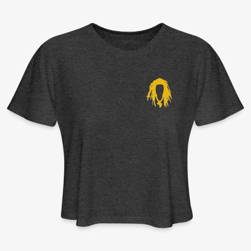 Gold logo - Women's Cropped T-Shirt