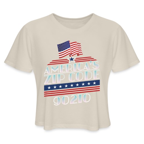 90210 Americas ZipCode Merchandise - Women's Cropped T-Shirt