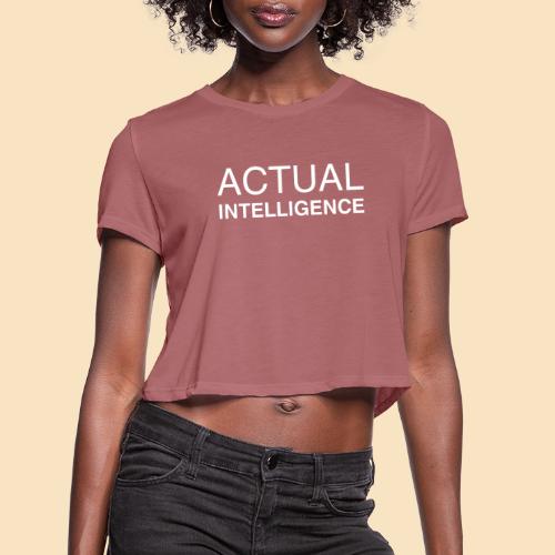 ACTUAL - Women's Cropped T-Shirt