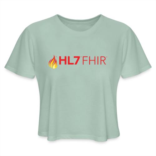 HL7 FHIR Logo - Women's Cropped T-Shirt