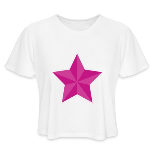 Video Star Icon - Women's Cropped T-Shirt