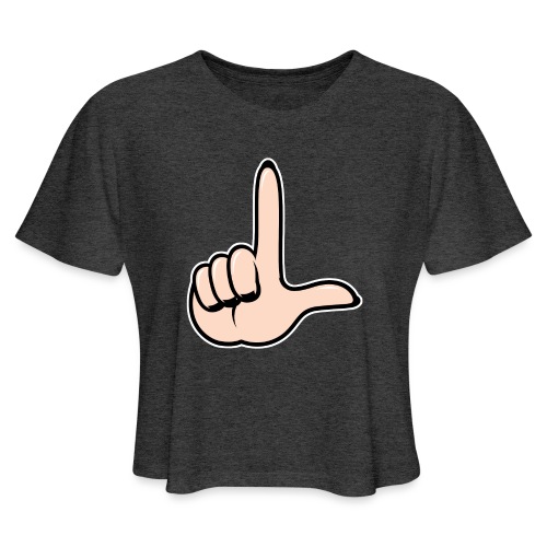 L-sign - Women's Cropped T-Shirt