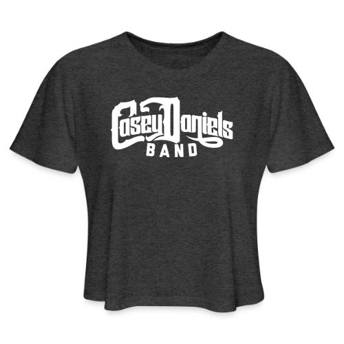 Casey Daniels Band Original Logo White - Women's Cropped T-Shirt