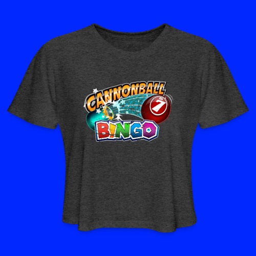 Vintage Cannonball Bingo Logo - Women's Cropped T-Shirt