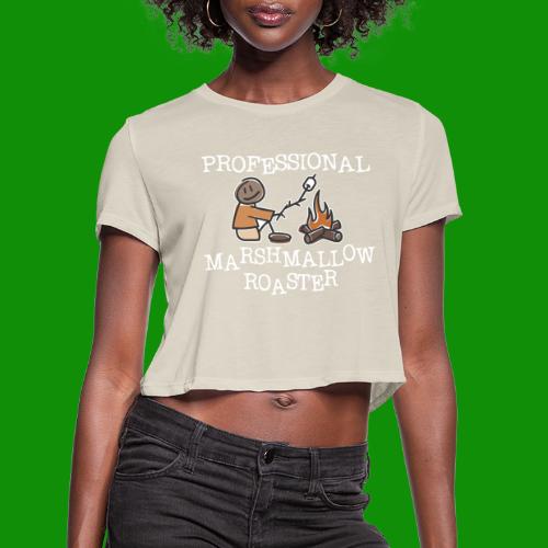 Professional Marshmallow roaster - Women's Cropped T-Shirt