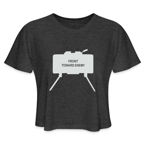 Claymore Mine (Minimalist/Light) - Women's Cropped T-Shirt