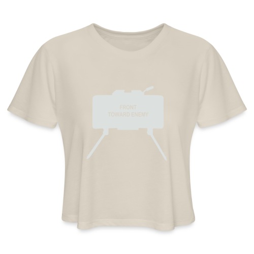 Claymore Mine (Minimalist/Light) - Women's Cropped T-Shirt