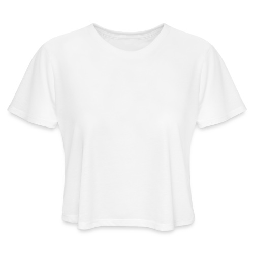 shake your groove thing white - Women's Cropped T-Shirt