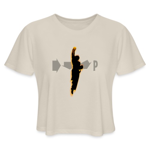 Rising Dragon Fist - Women's Cropped T-Shirt