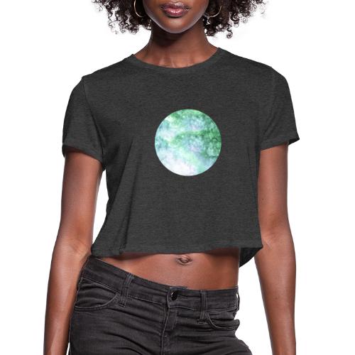 Green Sky - Women's Cropped T-Shirt