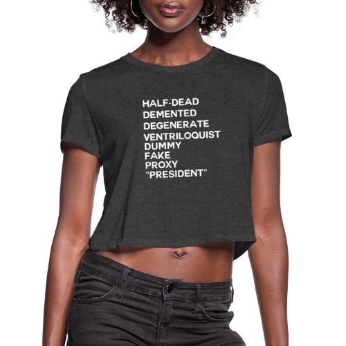 TELL IT LIKE IT IS - Women's Cropped T-Shirt