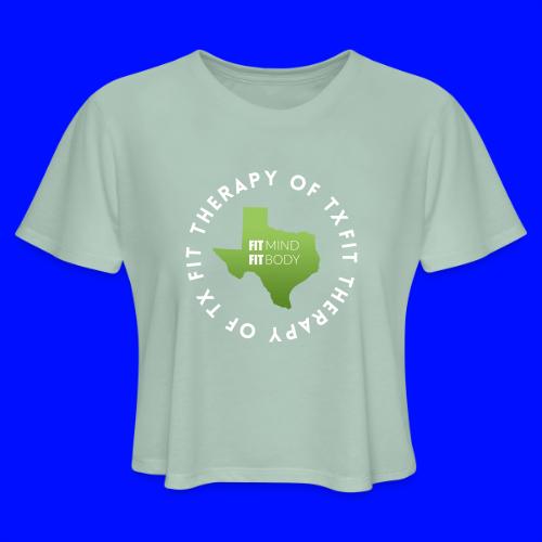 Fit Therapy of Texas Logo - Women's Cropped T-Shirt