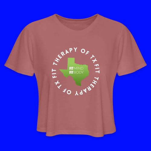 Fit Therapy of Texas Logo - Women's Cropped T-Shirt
