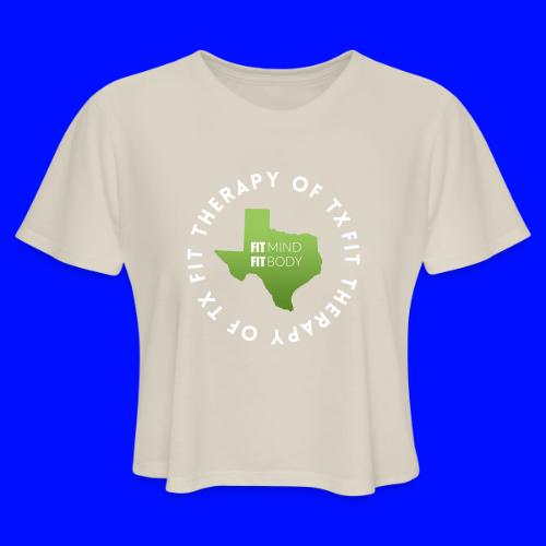 Fit Therapy of Texas Logo - Women's Cropped T-Shirt
