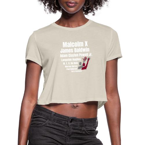 Harlem Men of Accomplishment - Women's Cropped T-Shirt
