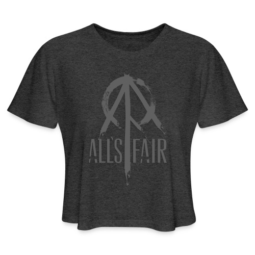 AF Gray - Women's Cropped T-Shirt