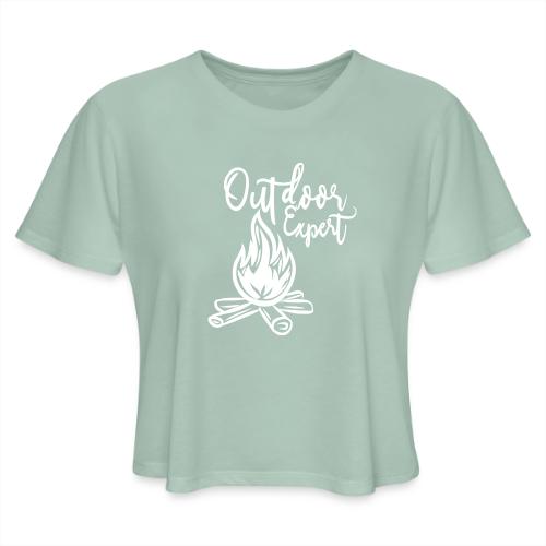 outdoor expert - Women's Cropped T-Shirt