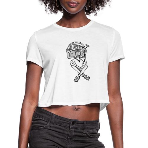 DSR Logo - Women's Cropped T-Shirt