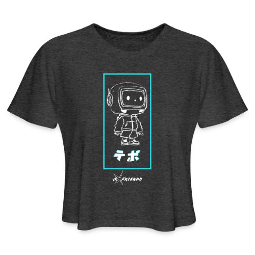 VRX Friends TEVO white - Women's Cropped T-Shirt