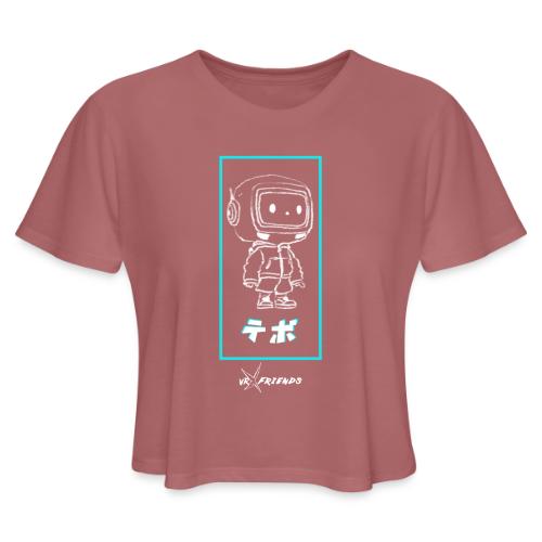 VRX Friends TEVO white - Women's Cropped T-Shirt