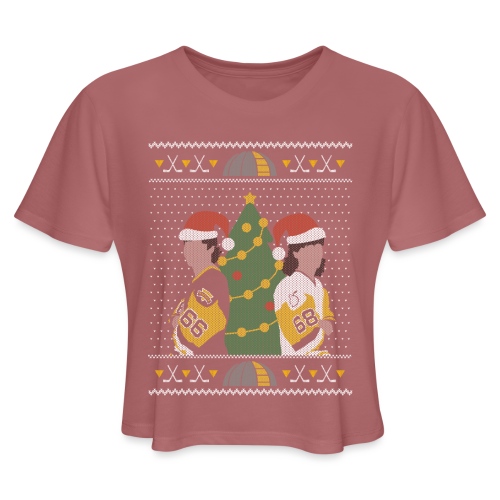 Hairy Christmas - Women's Cropped T-Shirt