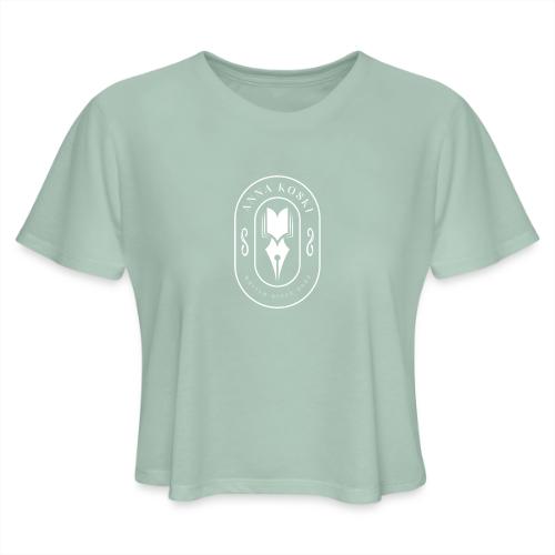 Full Logo White - Women's Cropped T-Shirt