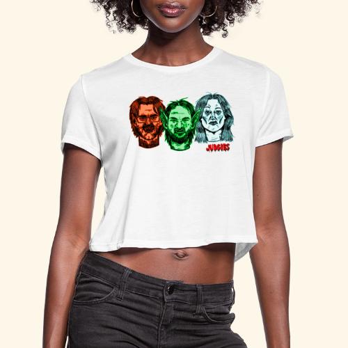 Three Ghouls - Women's Cropped T-Shirt