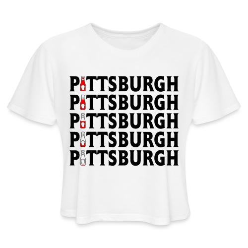 Pittsburgh (Ketchup) - Women's Cropped T-Shirt