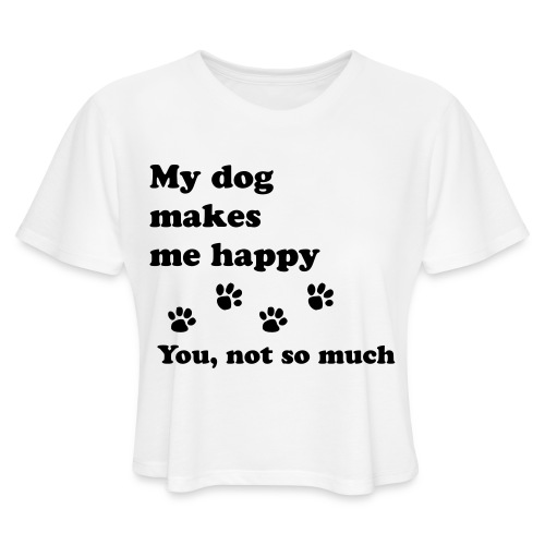 love dog 2 - Women's Cropped T-Shirt