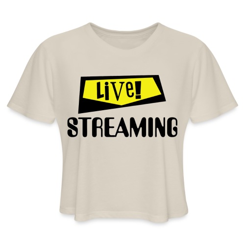 Live Streaming - Women's Cropped T-Shirt