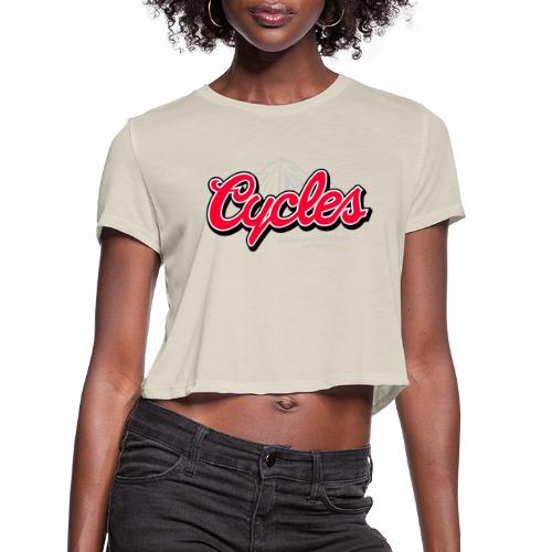 Cycles - Women's Cropped T-Shirt